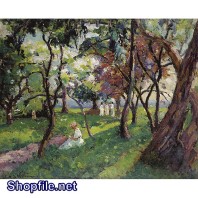 Tranh sơn dâu khu rừng cổ tích